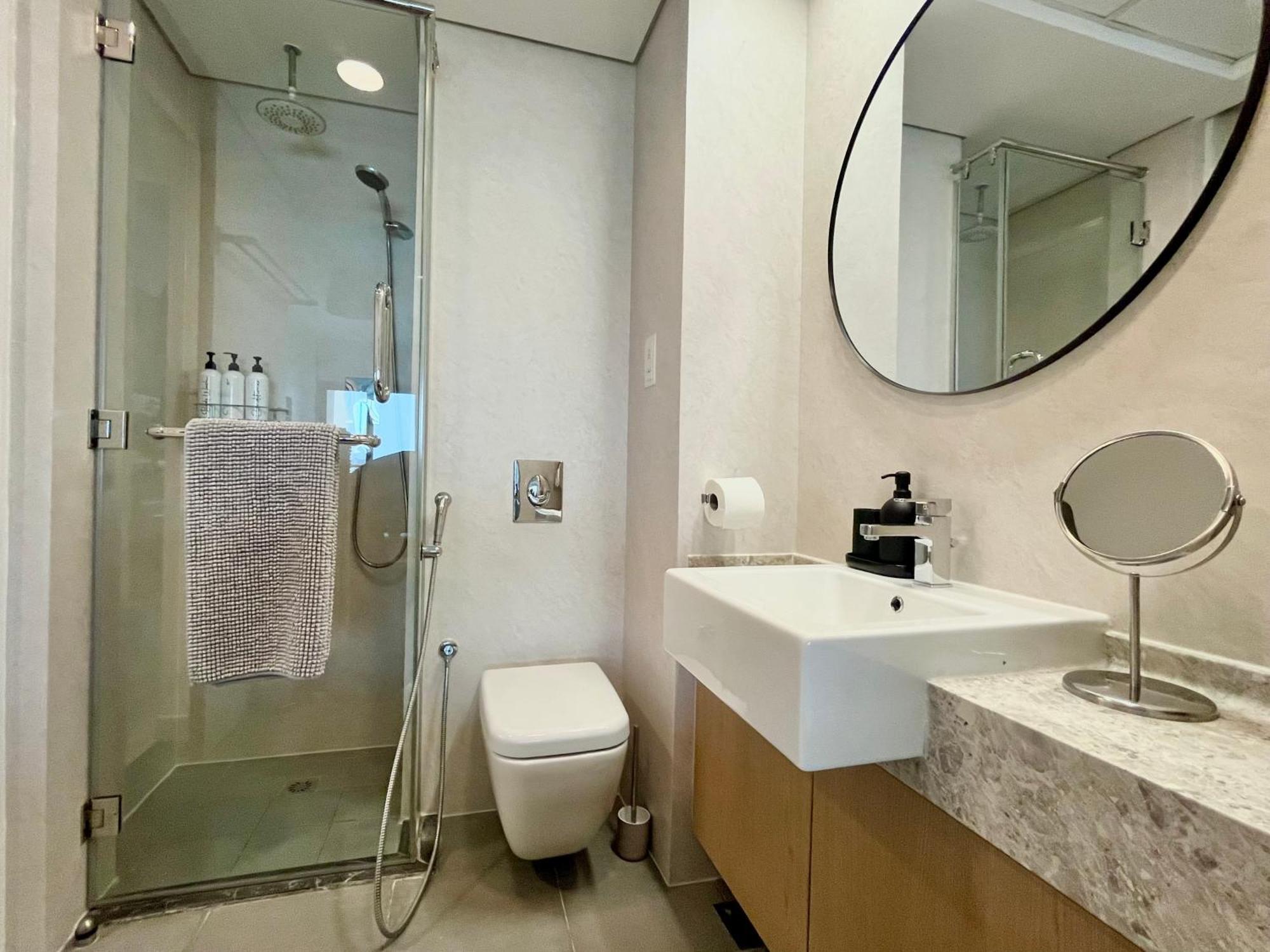 Palm Jumeirah Upgraded & Cozy Boutique Apartment Dubai Exterior foto