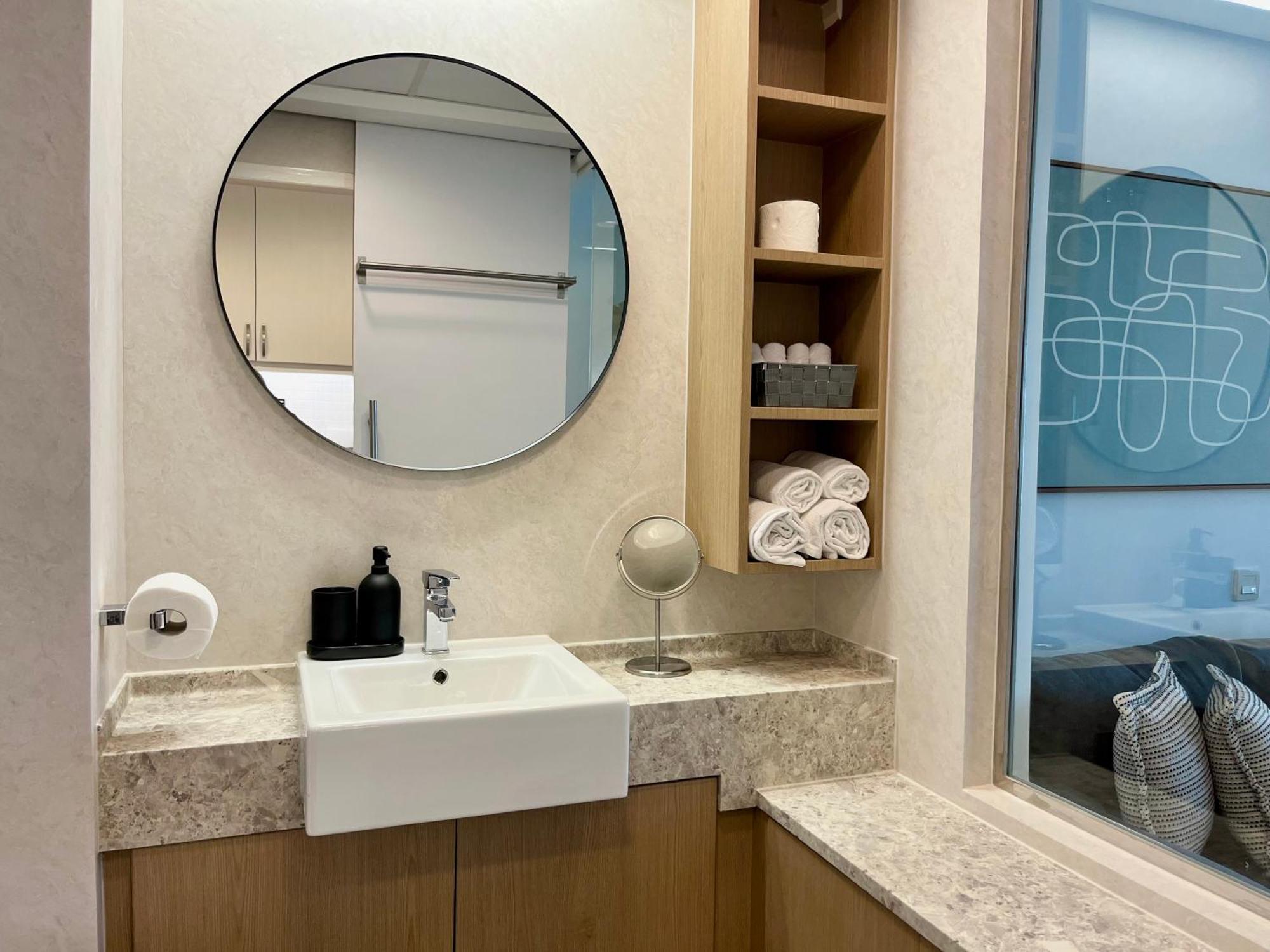 Palm Jumeirah Upgraded & Cozy Boutique Apartment Dubai Exterior foto