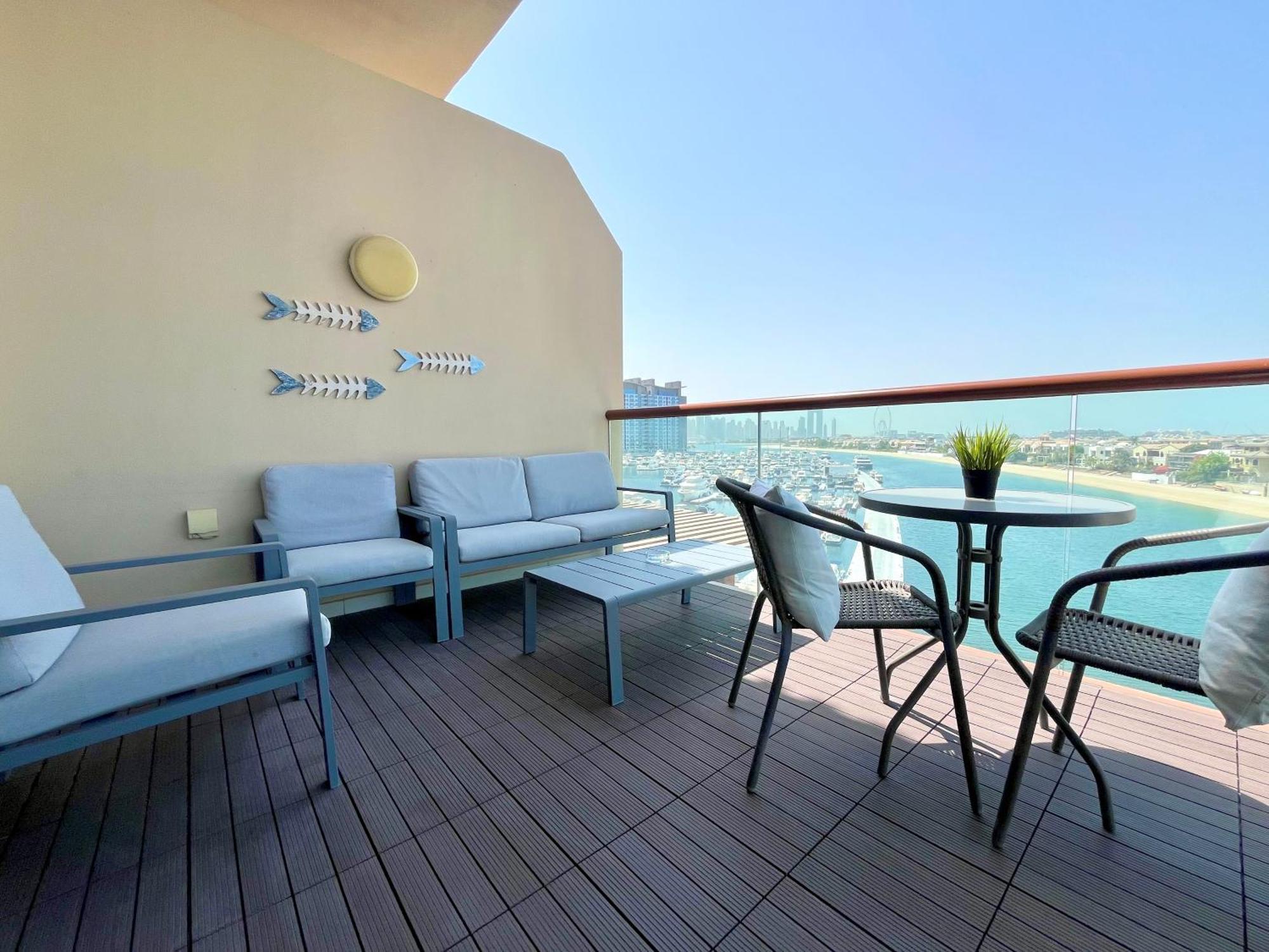 Palm Jumeirah Upgraded & Cozy Boutique Apartment Dubai Exterior foto